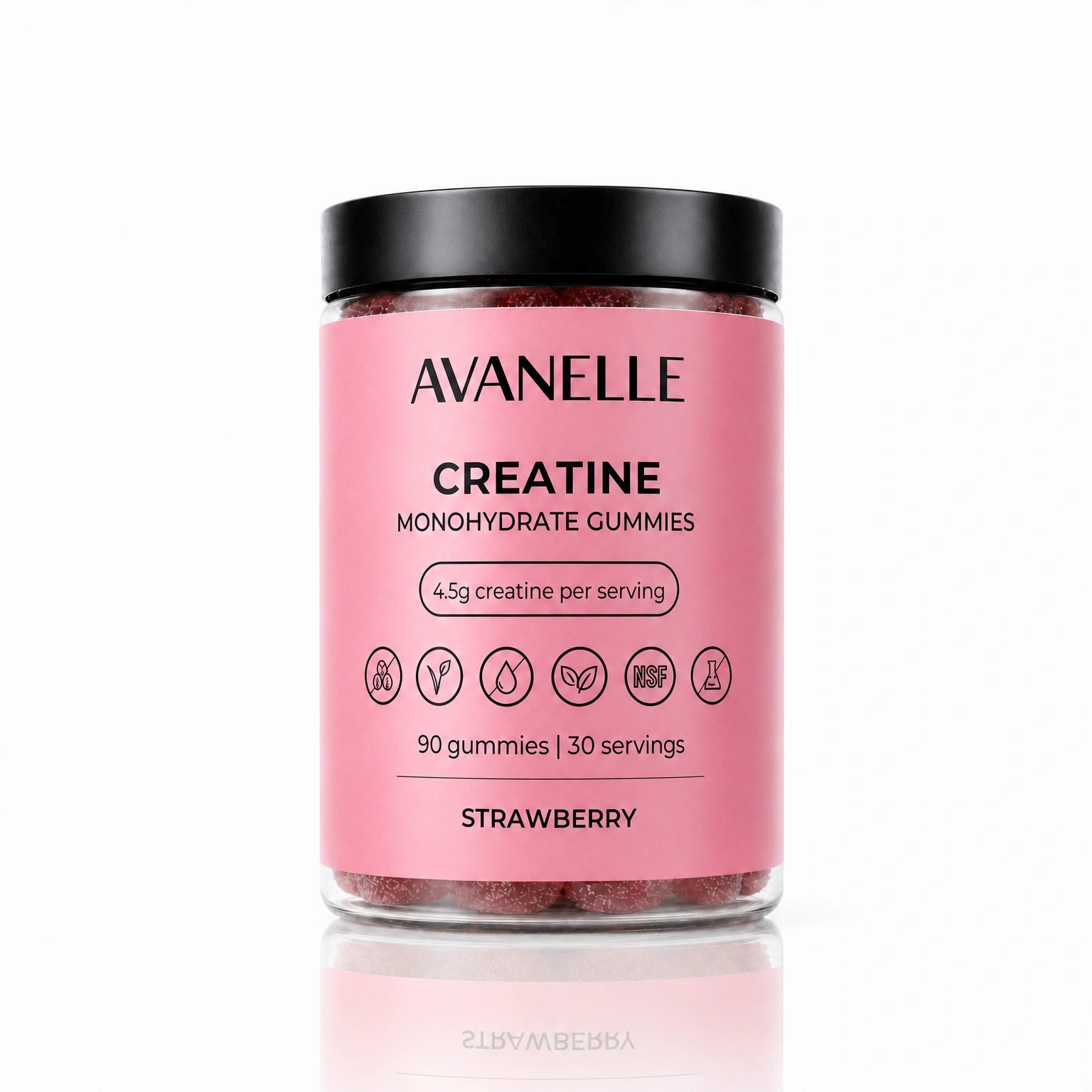 Strawberry Creatine Monohydrate Gummies