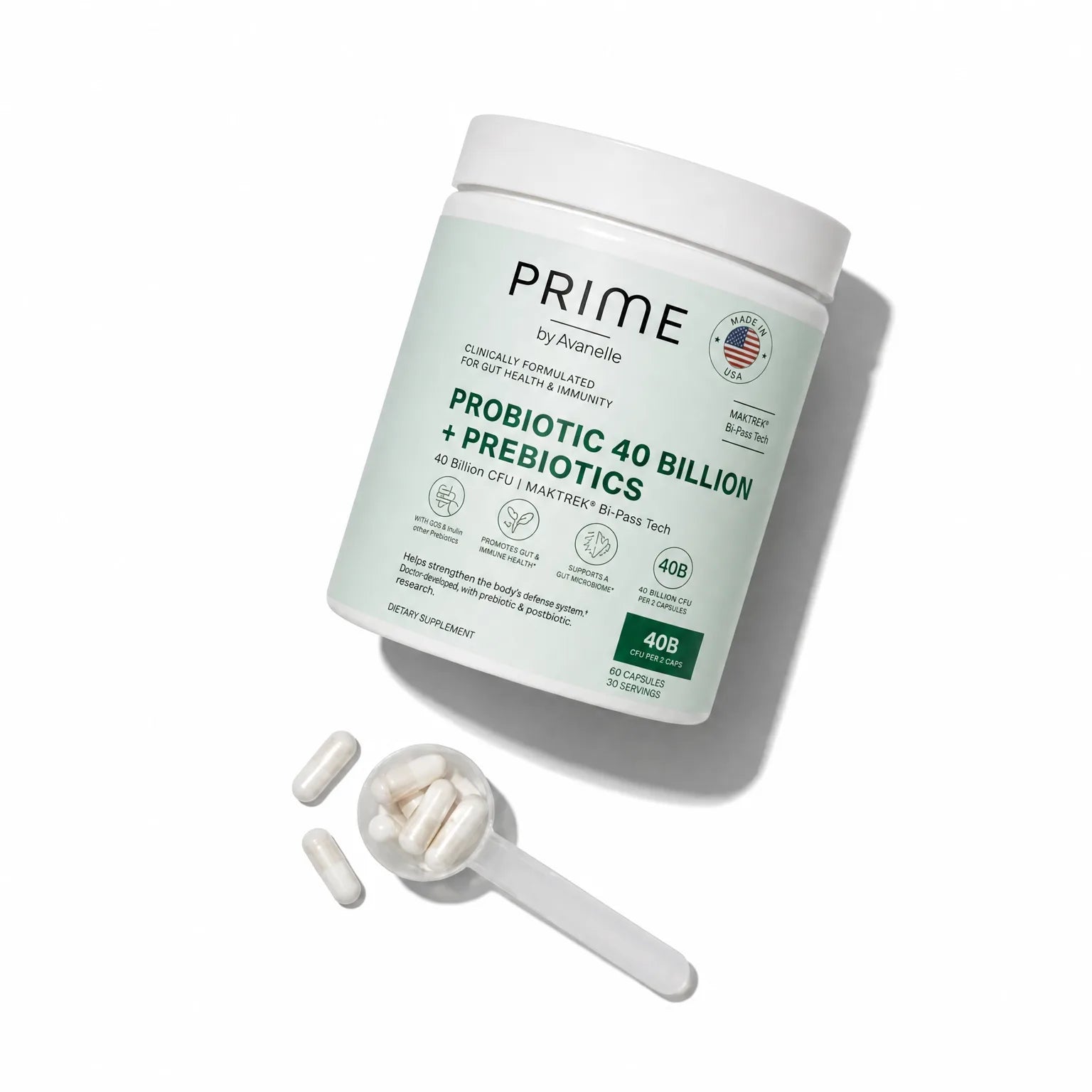 Prime by Avanelle Creatine Hydration Powder in the hands of a sporty couple