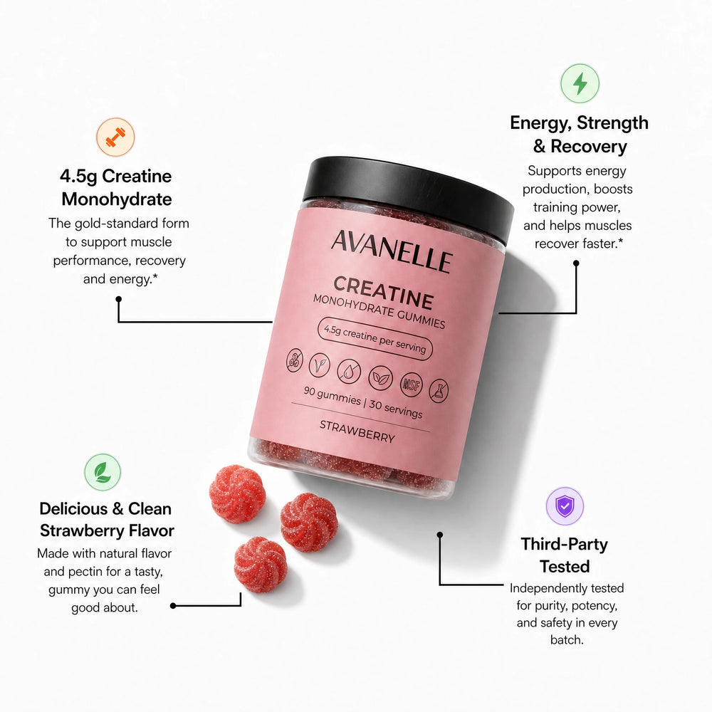 Strawberry Creatine Monohydrate Gummies